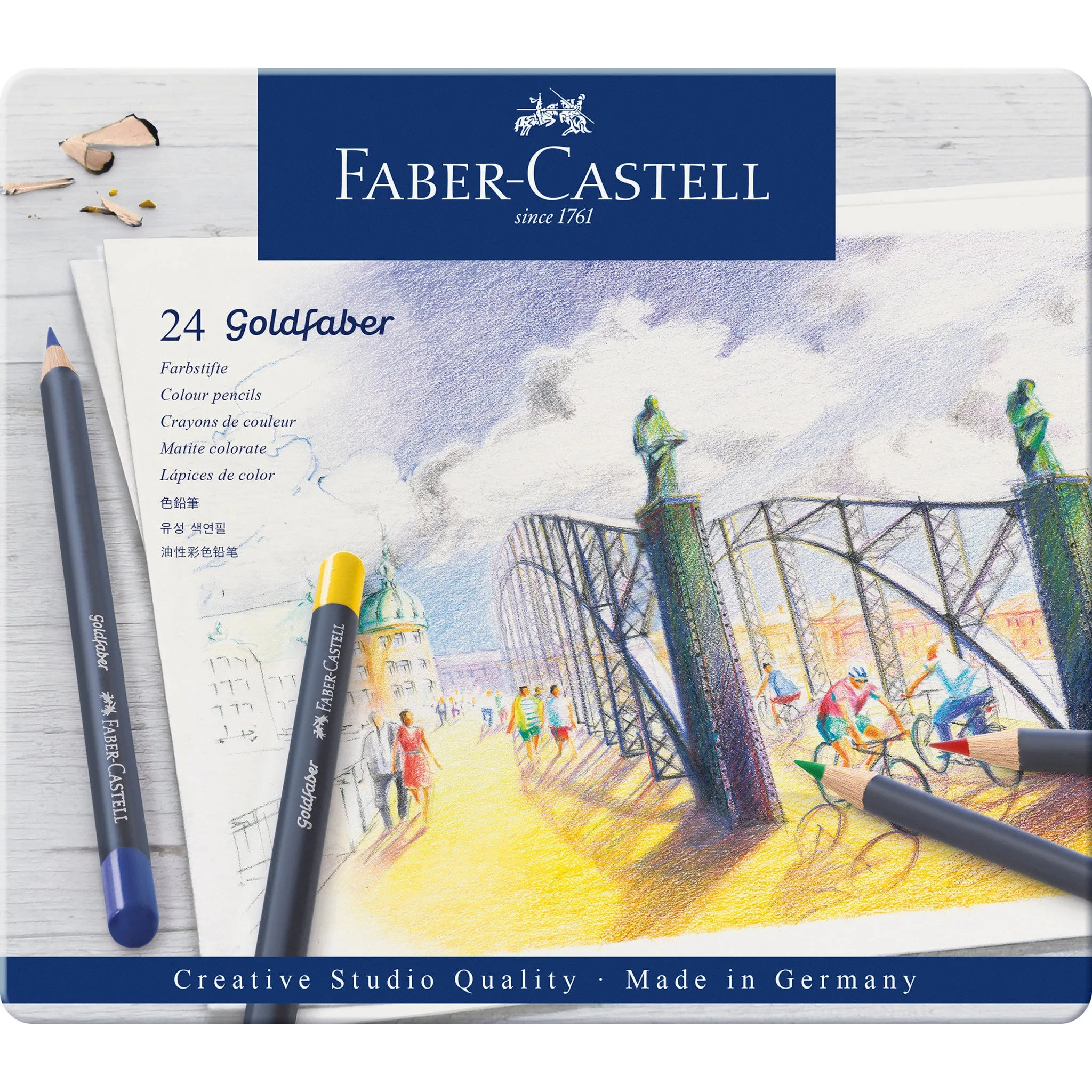 Goldfaber Color Pencils - Tin of 24 - #214724