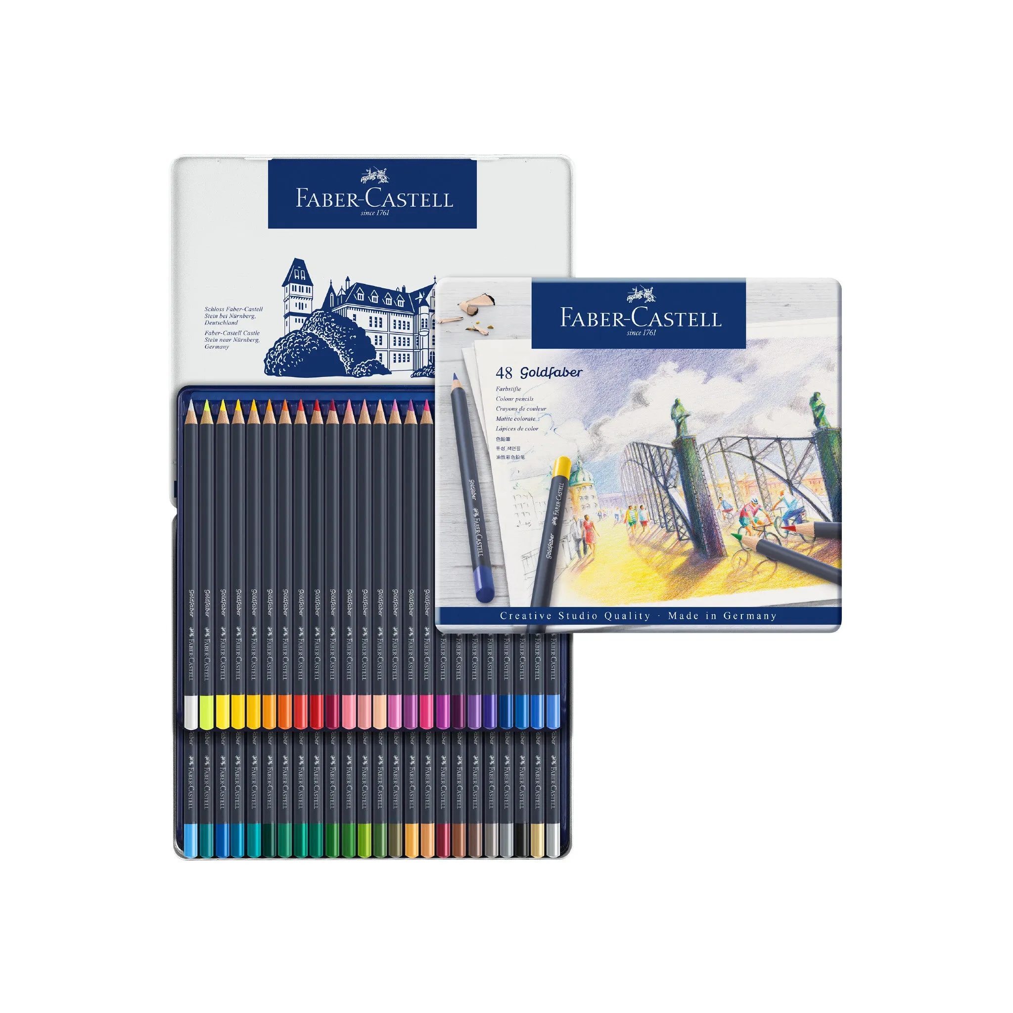 Goldfaber Color Pencils - Tin of 48 - #214748