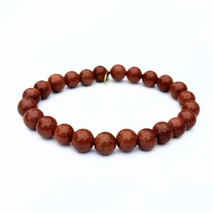 Goldstone Bracelet | Burnt Orange