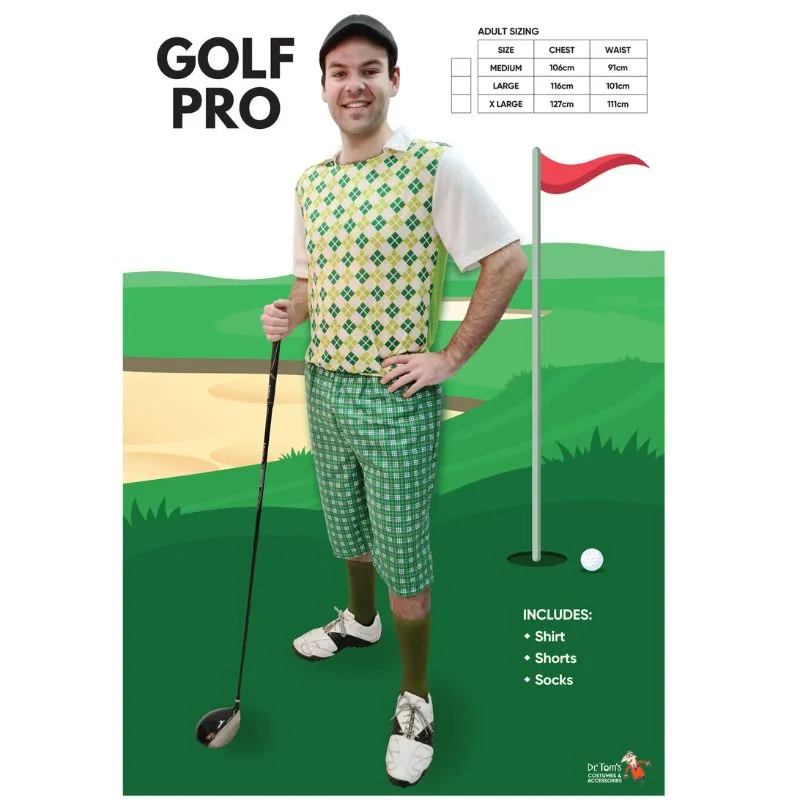 Golf Pro Adult Costume