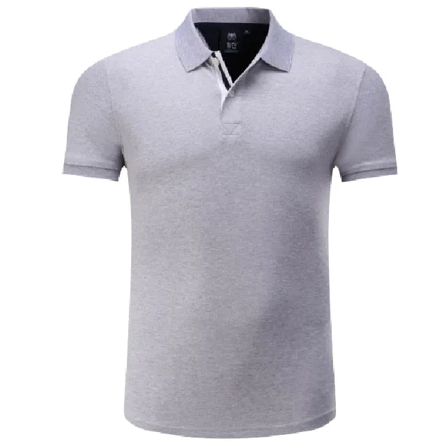 Golf Short Sleeve Training Fitness Summer Turn-down Collar Polo T shirt