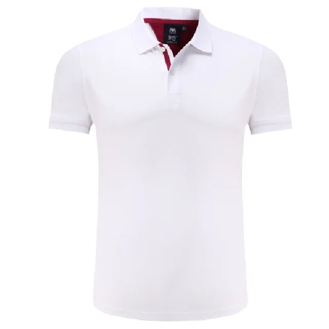 Golf Short Sleeve Training Fitness Summer Turn-down Collar Polo T shirt