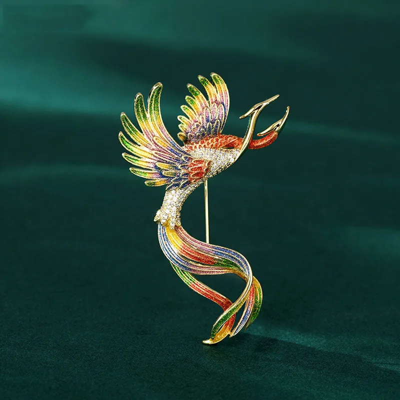 Good Fortune - Phoenix Brooch