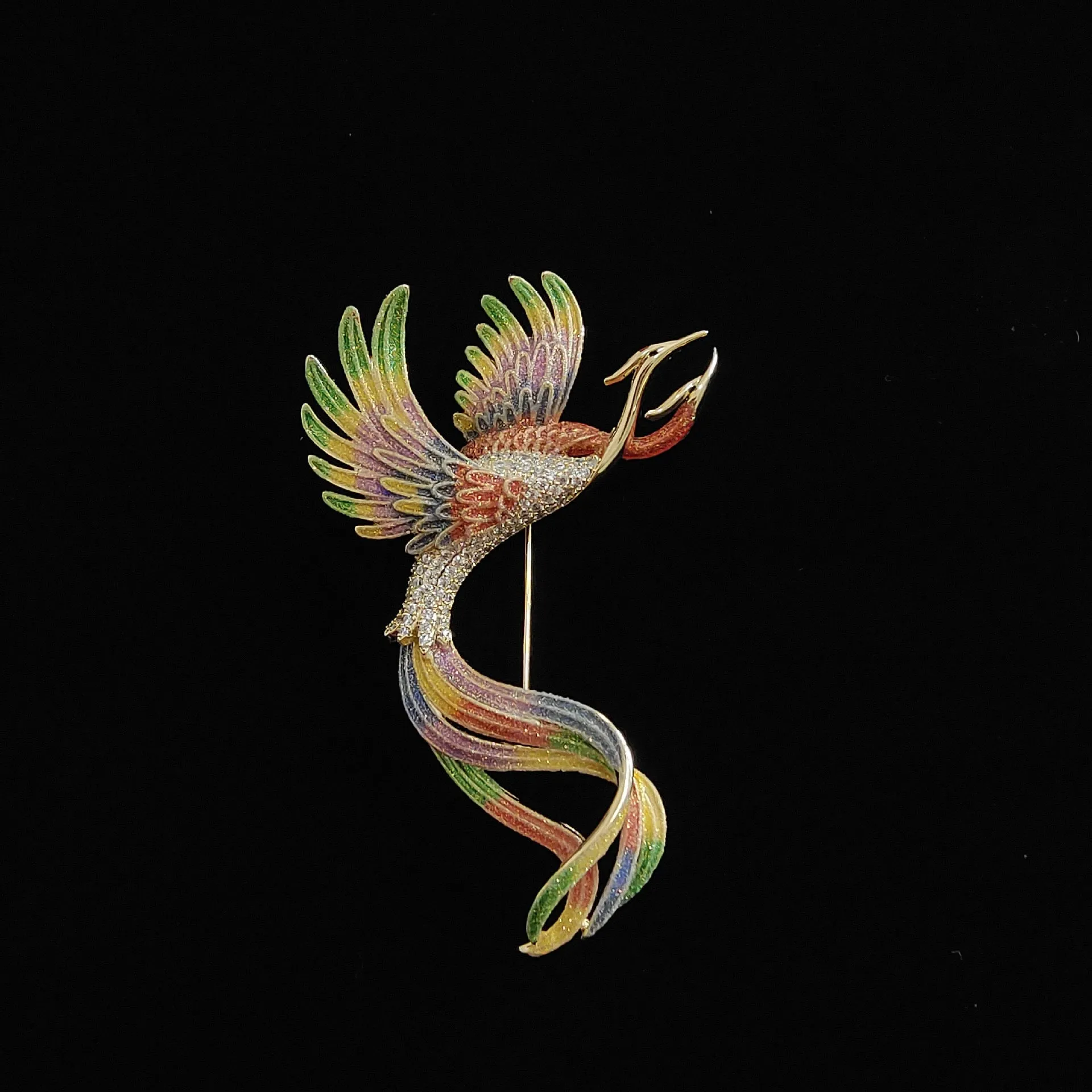 Good Fortune - Phoenix Brooch