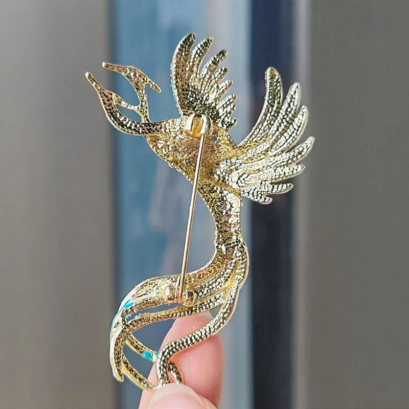 Good Fortune - Phoenix Brooch