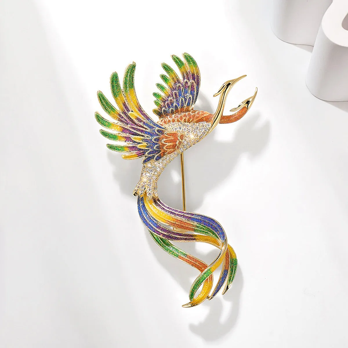 Good Fortune - Phoenix Brooch