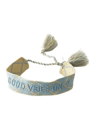 GOOD TIMES ONLY Adjustable Bracelet | Pale Blue