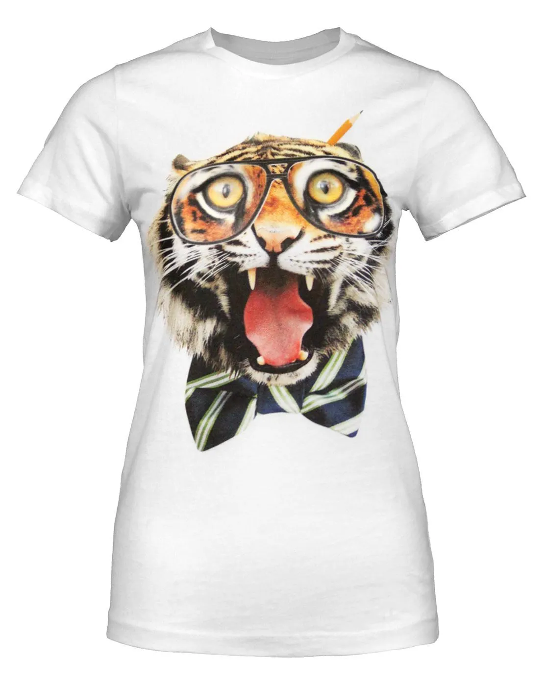 Goodie Two Sleeves Braingal Tiger Women's T-Shirt