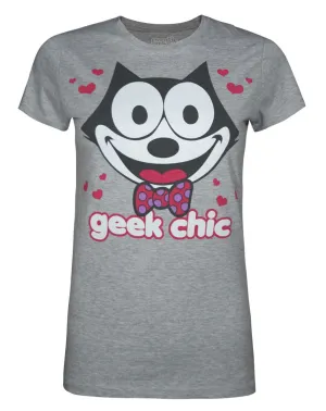 Goodie Two Sleeves Felix The Cat Geek Chic Women's T-Shirt