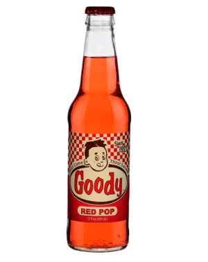 Goody Bubble Gum Red Pop Soda 12oz