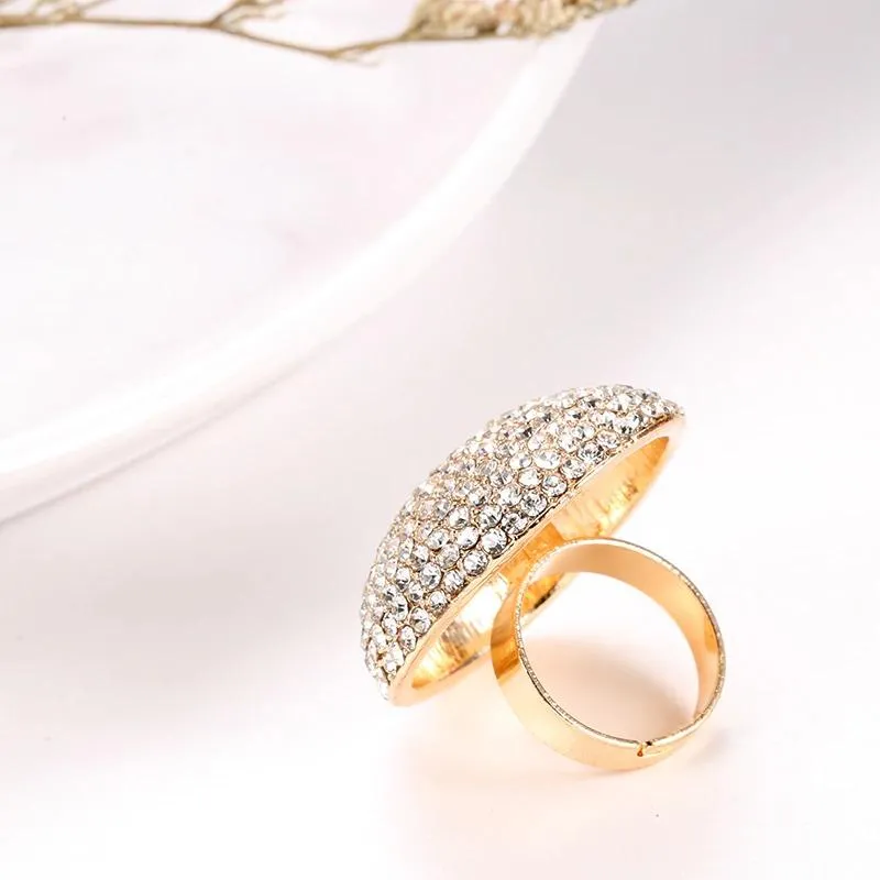 Gorgeous Sparkling Rhinestone Studded Rings