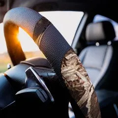 Gorla Gear Camo Leather Neoprene Steering Wheel Cover Easy Fast Installation Universal Fit 14.5 15 15.5 Inch Anti-Slip Safe Grip Car Truck Auto