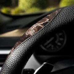 Gorla Gear Camo Leather Neoprene Steering Wheel Cover Easy Fast Installation Universal Fit 14.5 15 15.5 Inch Anti-Slip Safe Grip Car Truck Auto