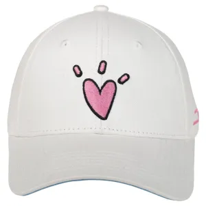 Gorra JC HATS Corazón Curve Dama White