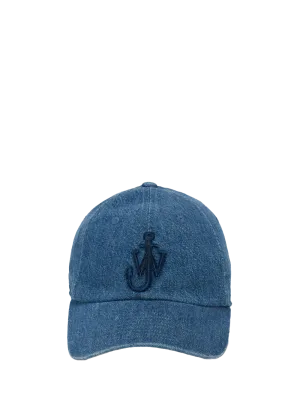 Gorra logo bordado azul Baseball JW Anderson RTW