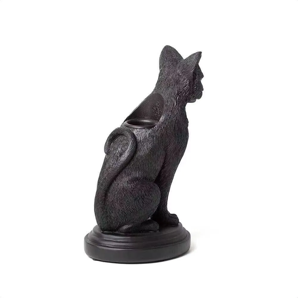 Gothic Animal Resin Candle Holders Spooky Halloween Decor