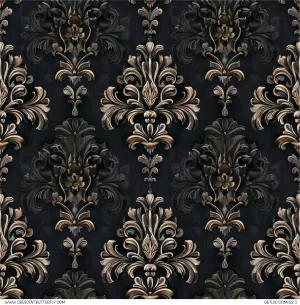 Gothic Damask 5 Printed Vinyl Sheet/Wrap