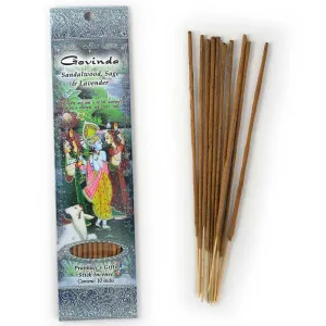 Govinda Incense Sticks - Sandalwood, Sage & Lavender