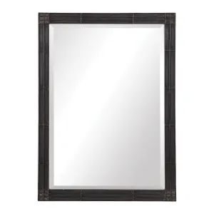 Gower Aged Black Vanity Mirror