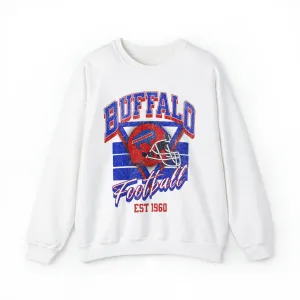 Grab Dad a Beer Ultra Retro Buffalo Football Crewneck Sweatshirt