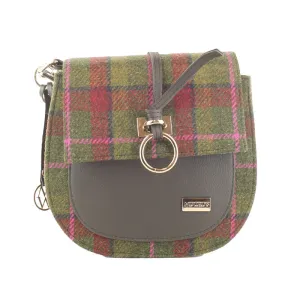 Grace Handbag - Green, Pink, and Red Plaid