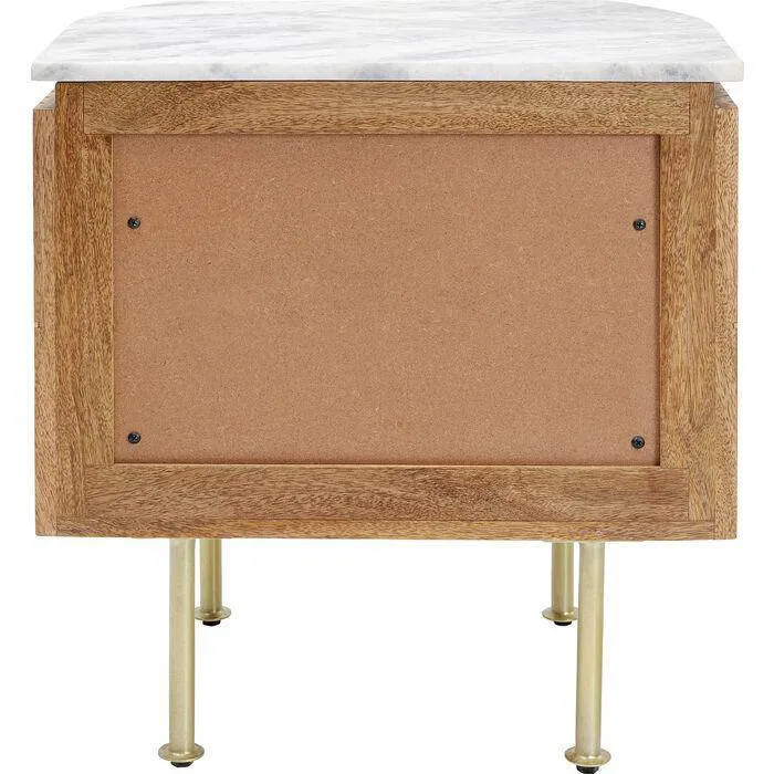 Grace Mango Wood/Marble Small Dresser