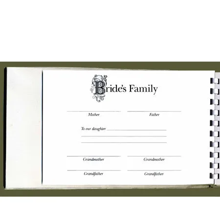 Grace Wedding Guest Book