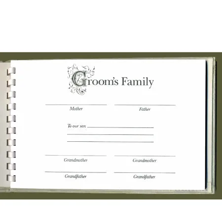 Grace Wedding Guest Book