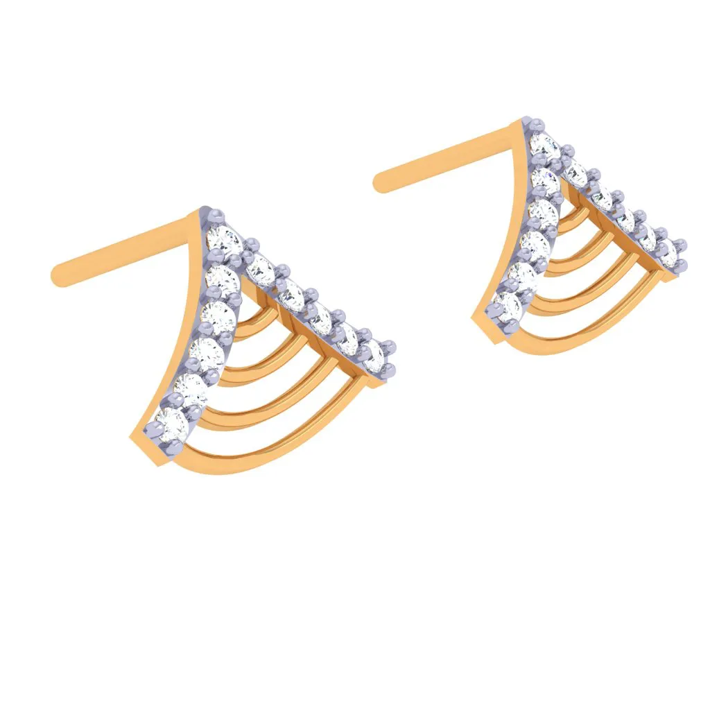 Graceful Diamond Earrings