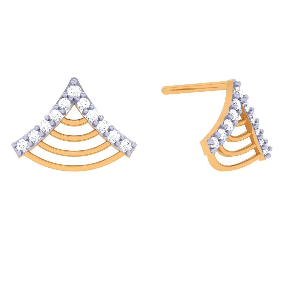 Graceful Diamond Earrings