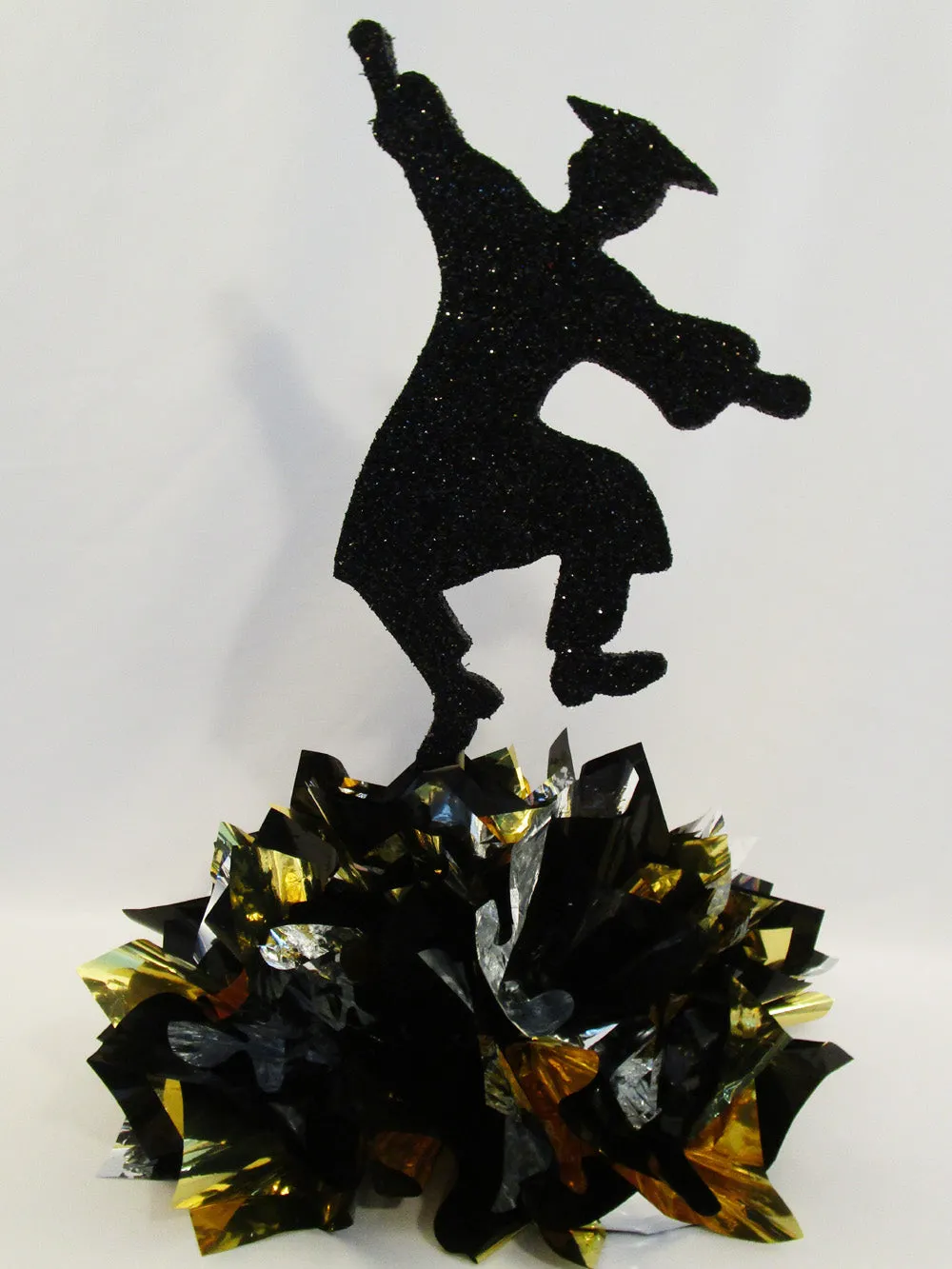 Grad Boy In the air graduation Styrofoam cutout for centerpieces