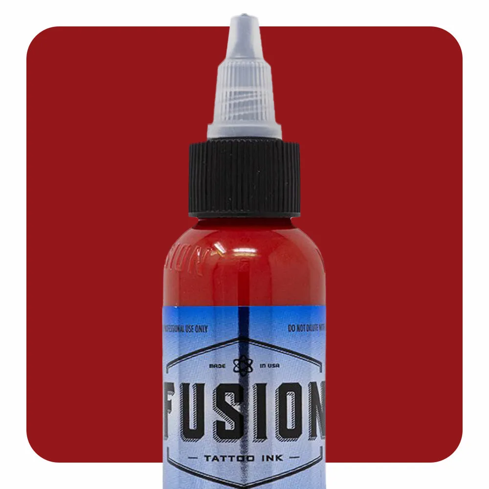 Gradient Bright Red 4-Pack — Fusion Tattoo Ink — 1oz