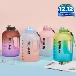 Gradient Large Capacity Water Bottle 2200 ML