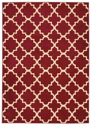 Grafix GRF08 Red Rug