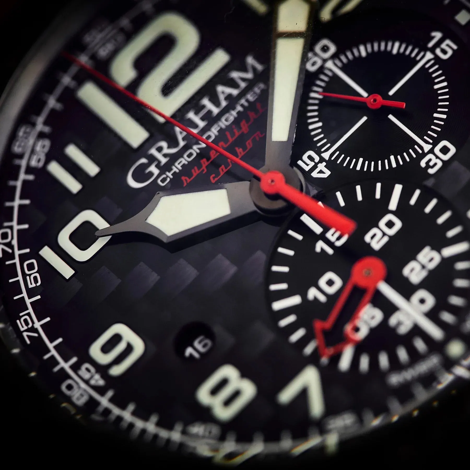 Graham Chronofighter Superlight Red Black Watch 2CCBK.B11A