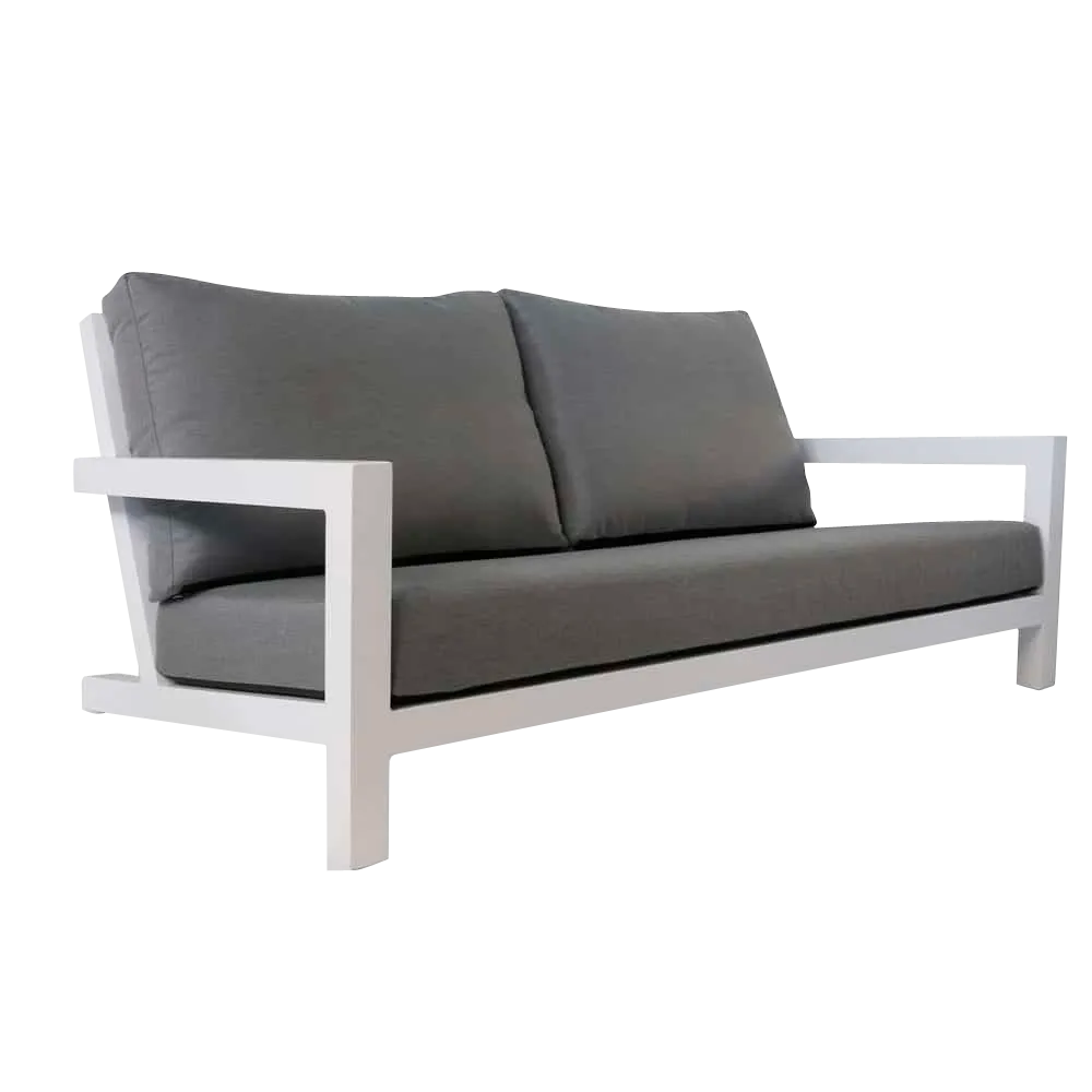 Granada Aluminium Outdoor Sofa (White)