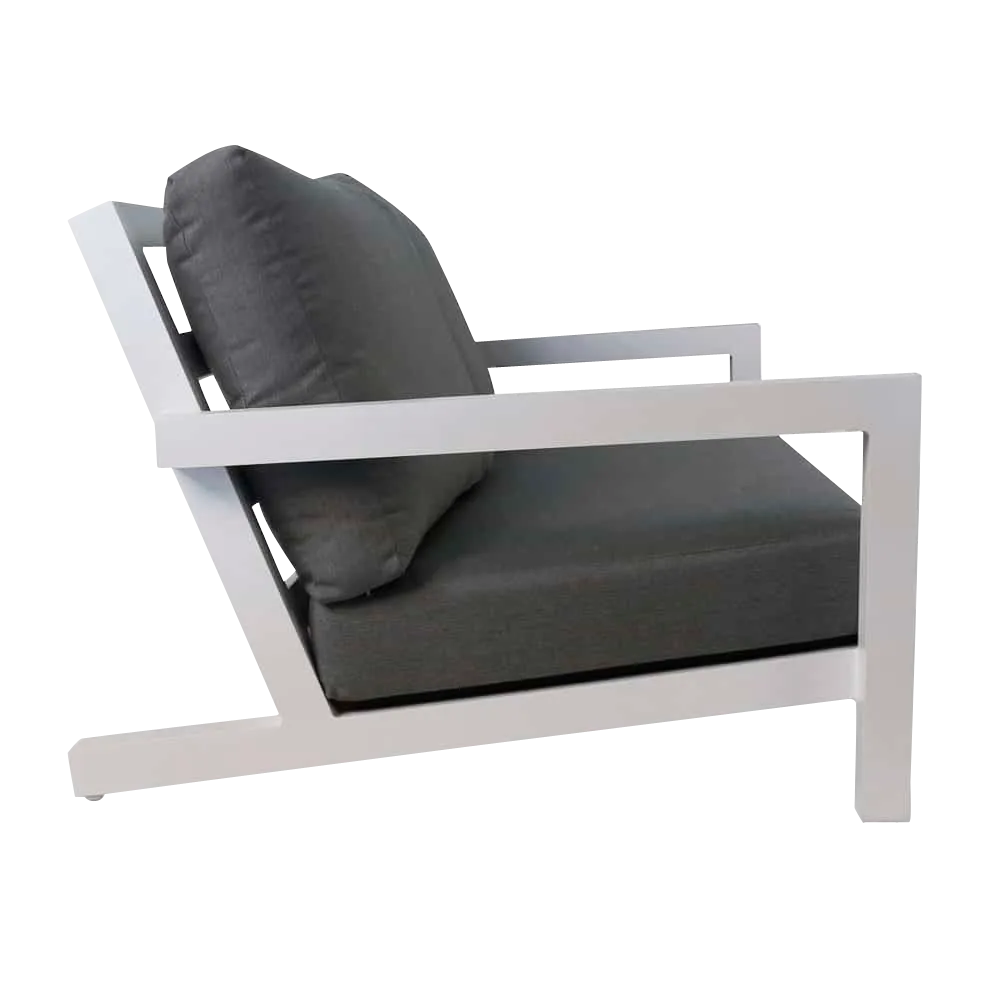 Granada Aluminium Outdoor Sofa (White)