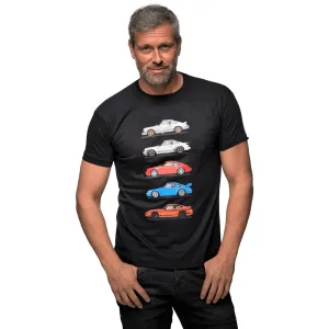 GrandPrix Originals USA Porsche RS Multicar Unisex T-Shirt - Navy