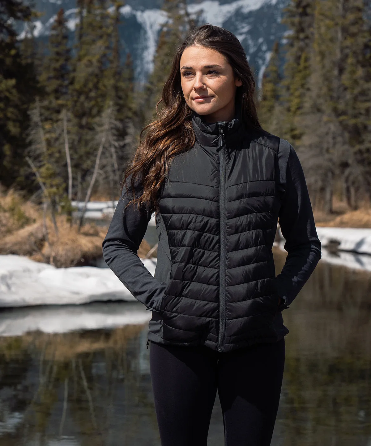 Granite/Black - Women’s Montserrat thermal vest