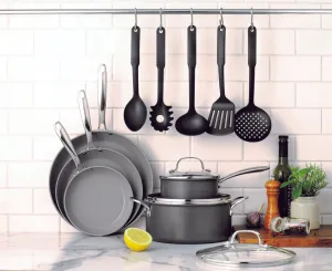 Granitestone Ceramic PRO 13 Piece Cookware Set w/ Utensils