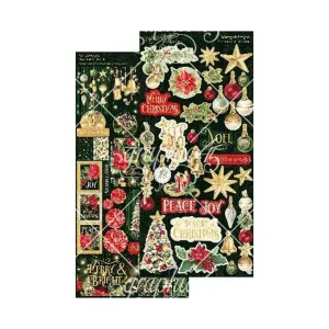 Graphic 45 Sticker Set - Merry & Bright