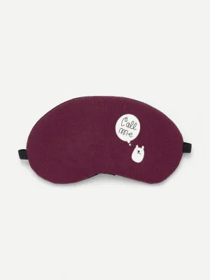 Graphic Print Eye Mask