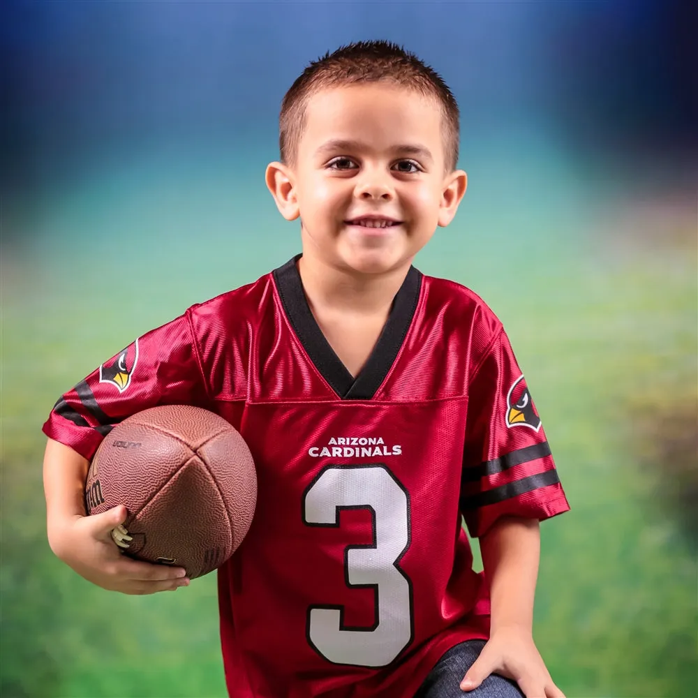 Grassy Field & Lightning Printed Backdrop