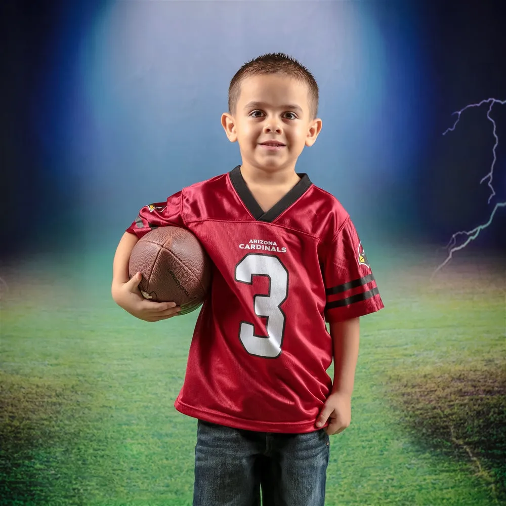 Grassy Field & Lightning Printed Backdrop