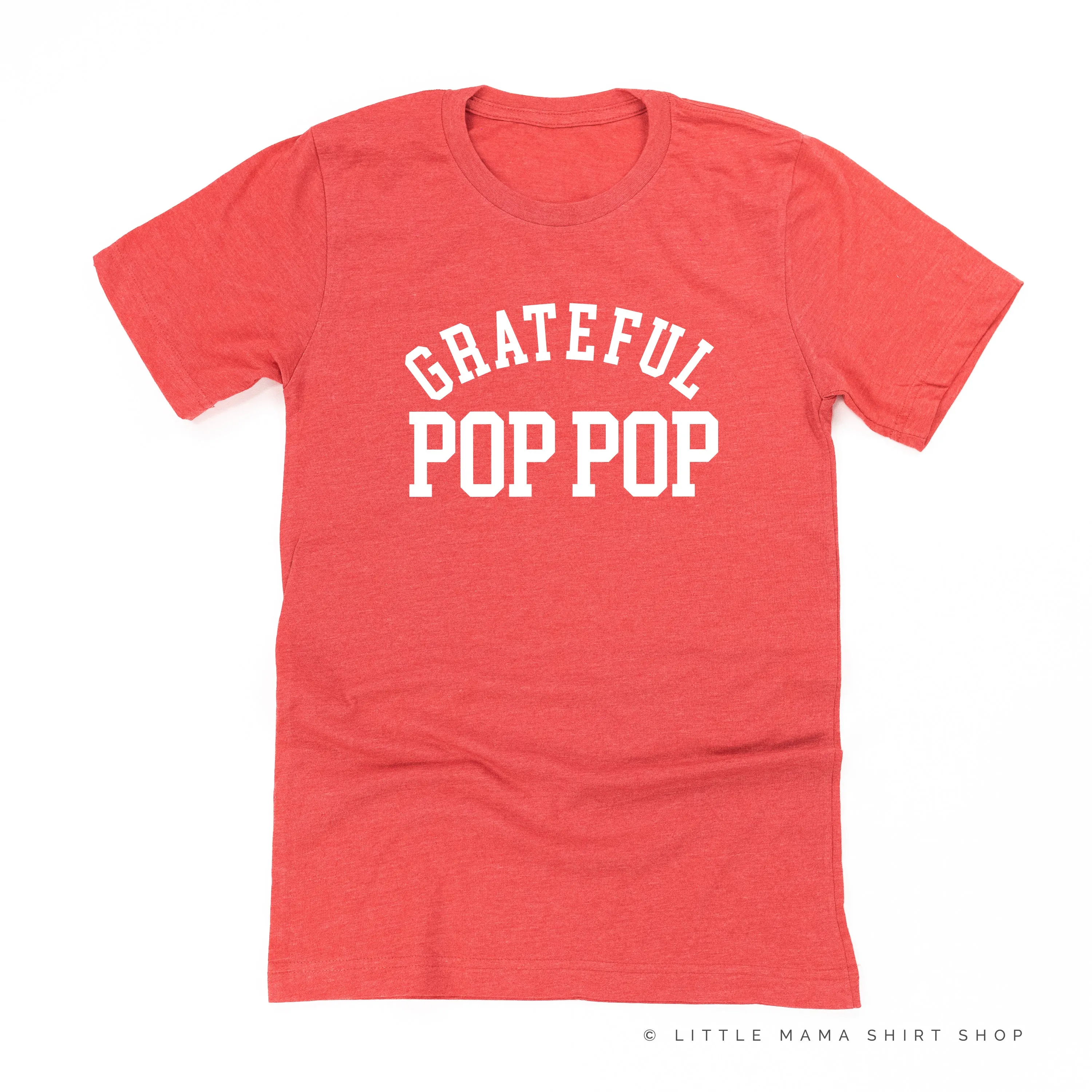 Grateful Pop Pop- (Varsity) - Unisex Tee