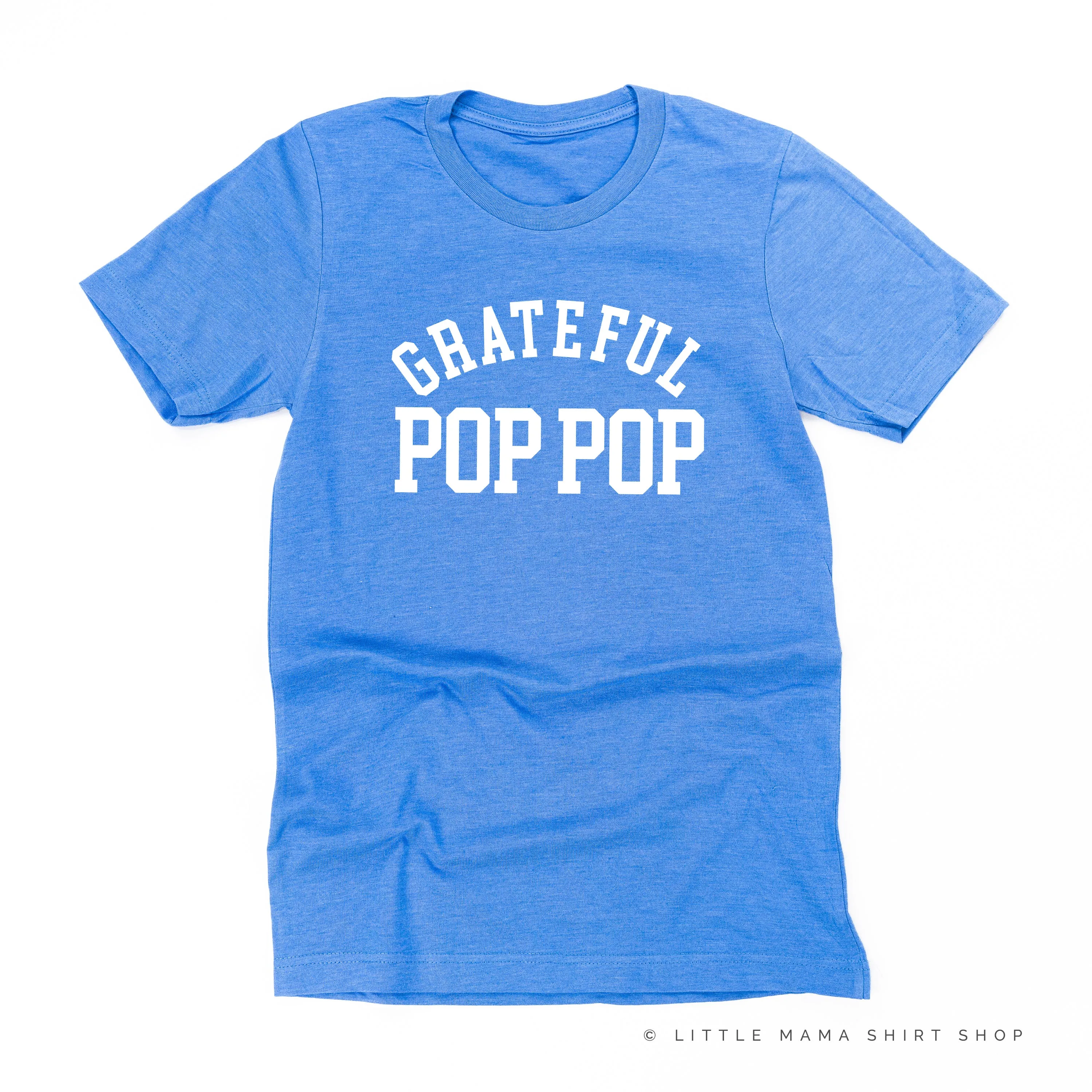 Grateful Pop Pop- (Varsity) - Unisex Tee