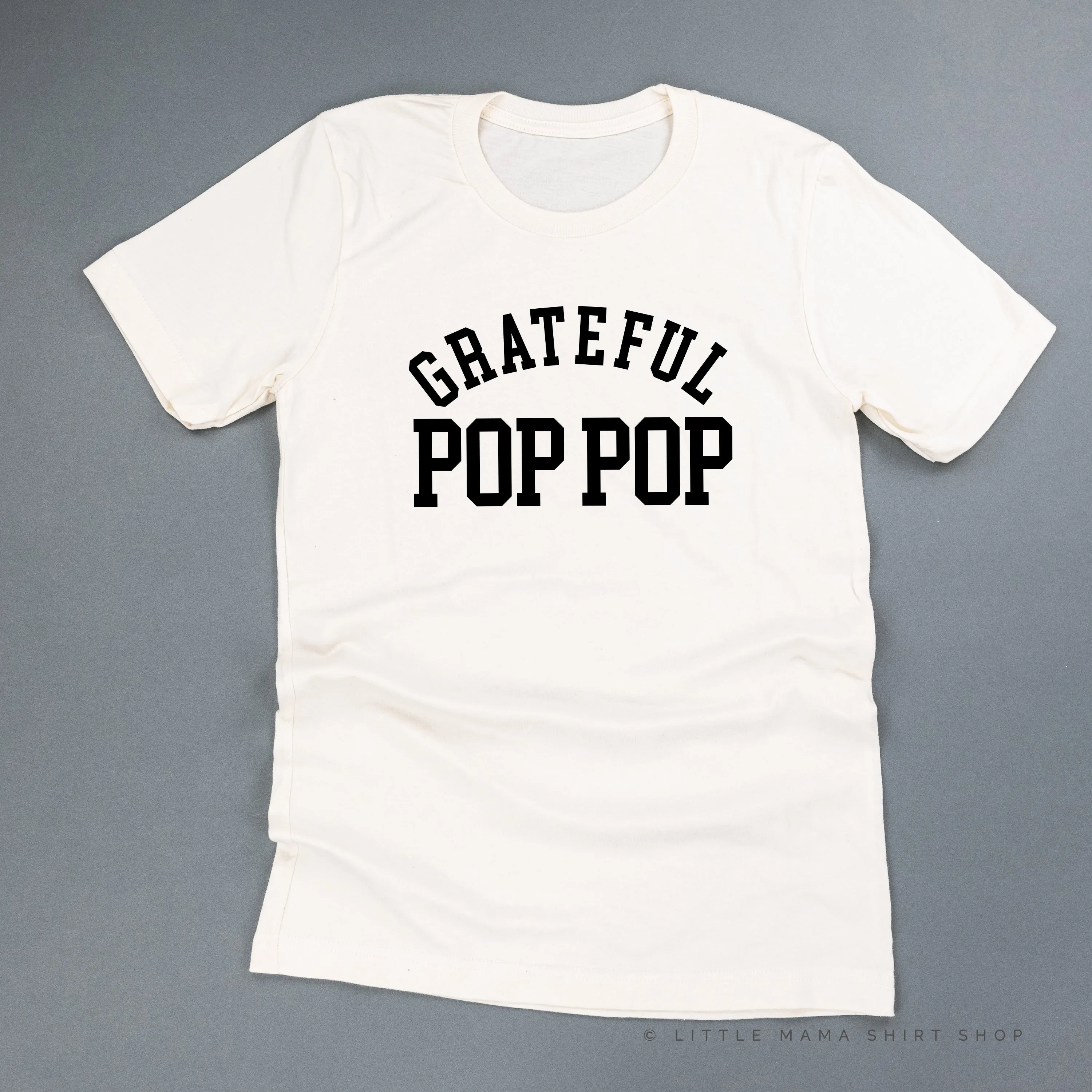 Grateful Pop Pop- (Varsity) - Unisex Tee