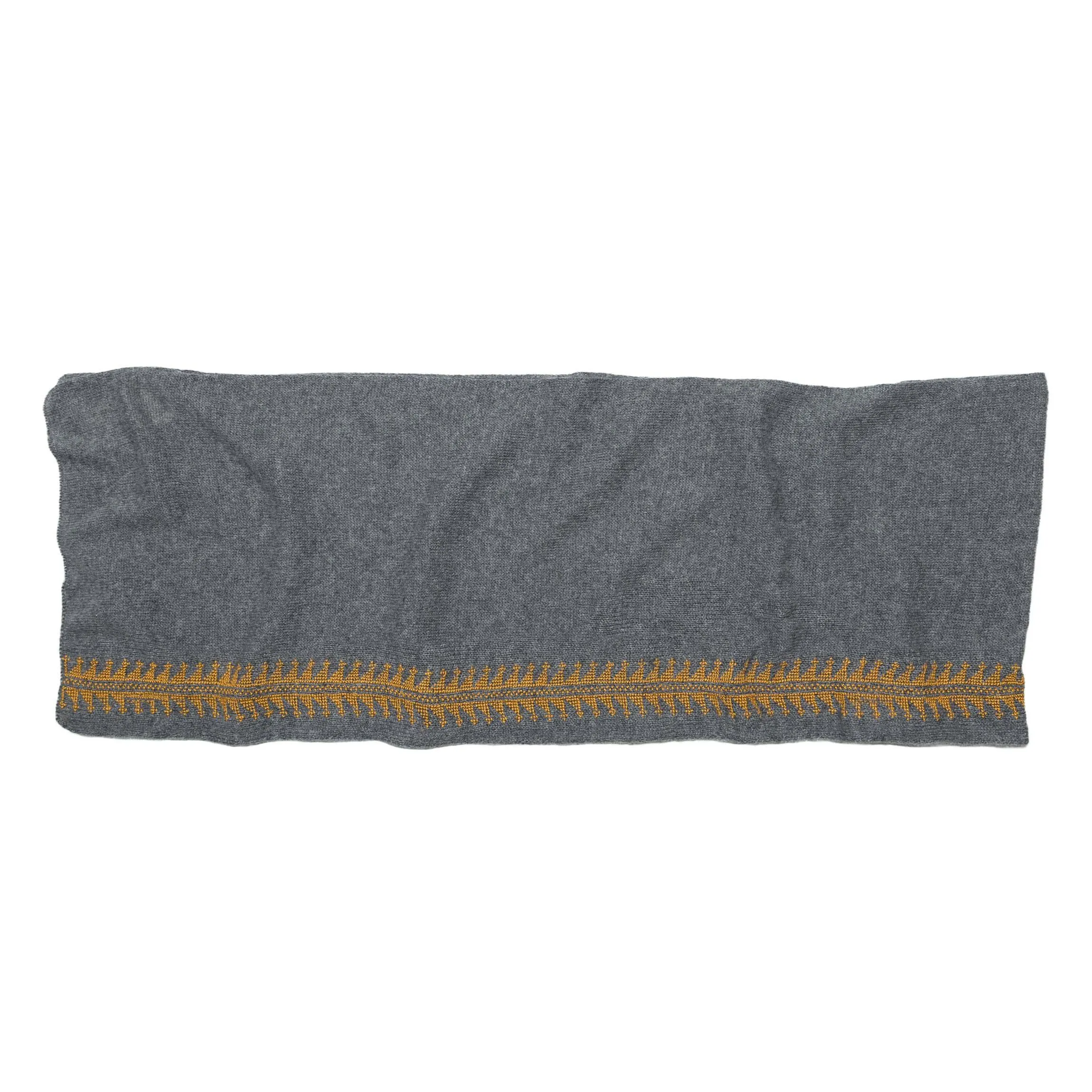 GRAY CASHMERE SCARF