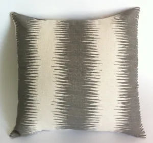 Gray Cream Pillow Cover / 12x18 12x21 20x20 22x22 24x24 26x26 16x24 Grey Pillow case / Rustic Grey Cushion Cover