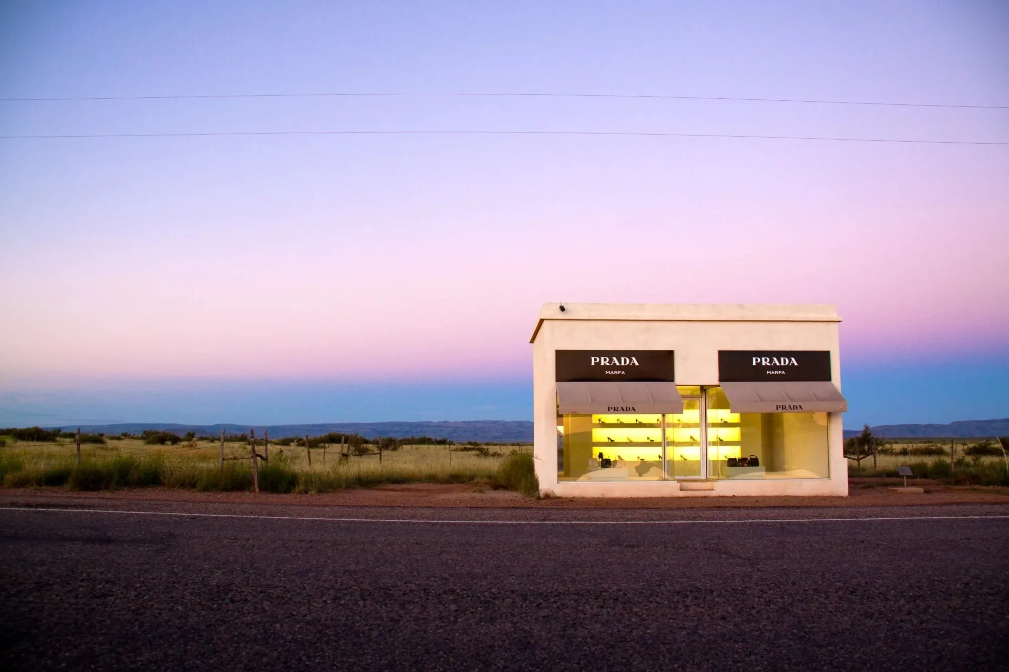 Gray Malin - Dawn Mini, Prada Marfa